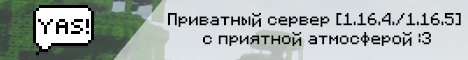 [Y A S!] Приватный ванильный сервер