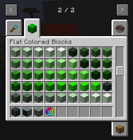 Скриншот мода Flat Colored Blocks - For Forge #1289
