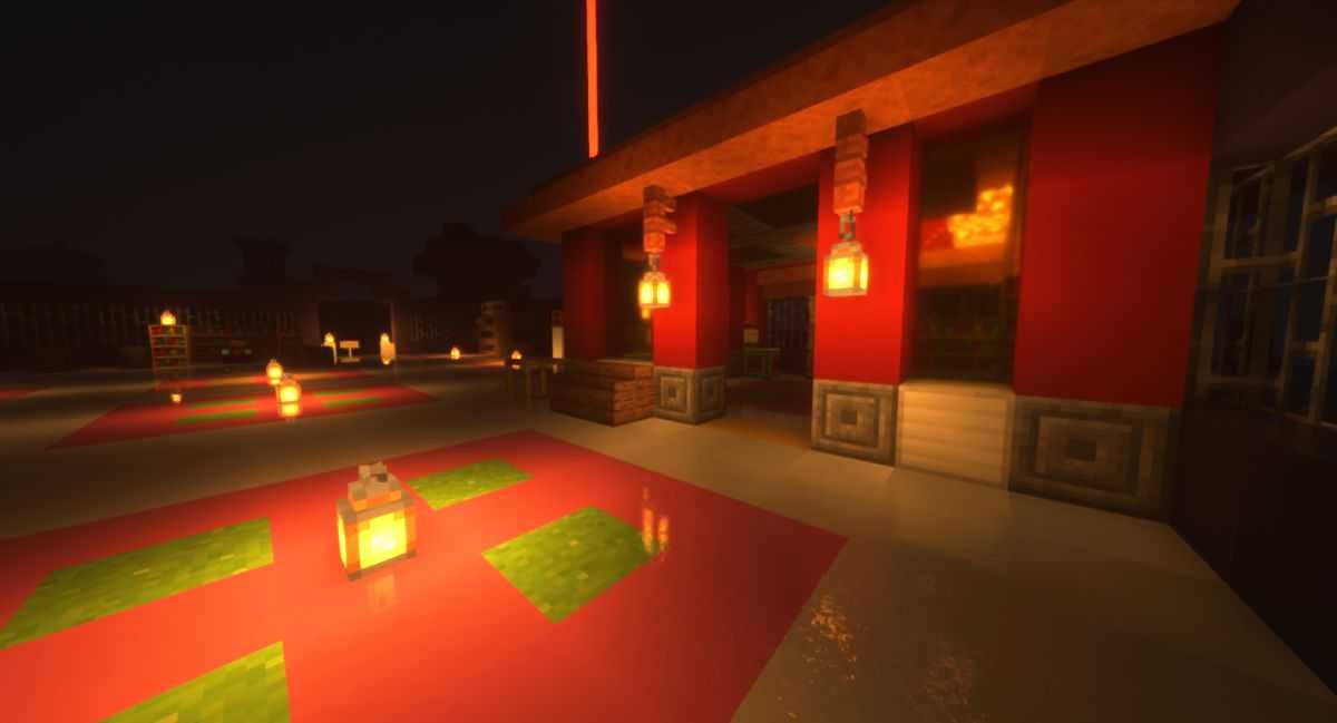 Скриншот сервера