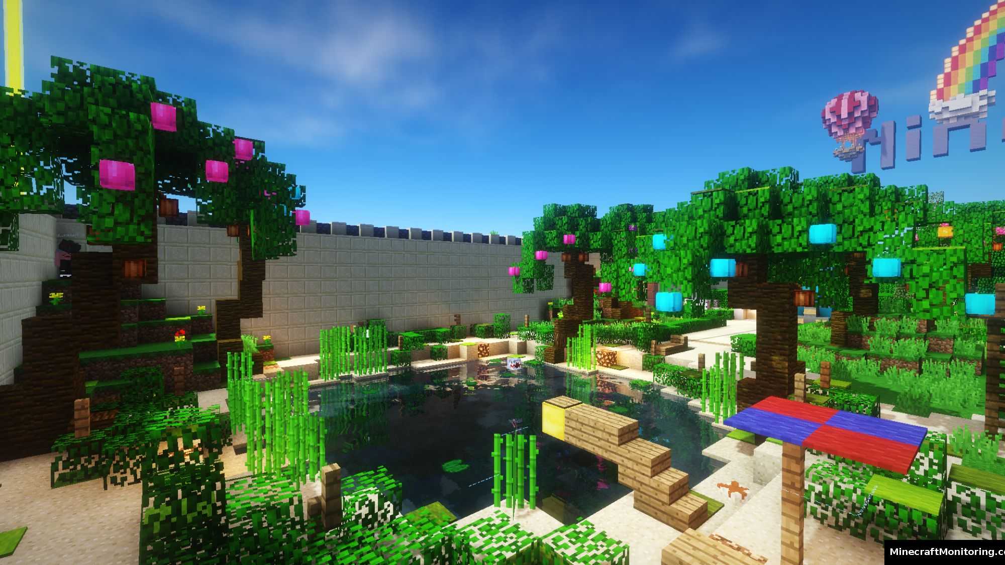 Скриншот сервера