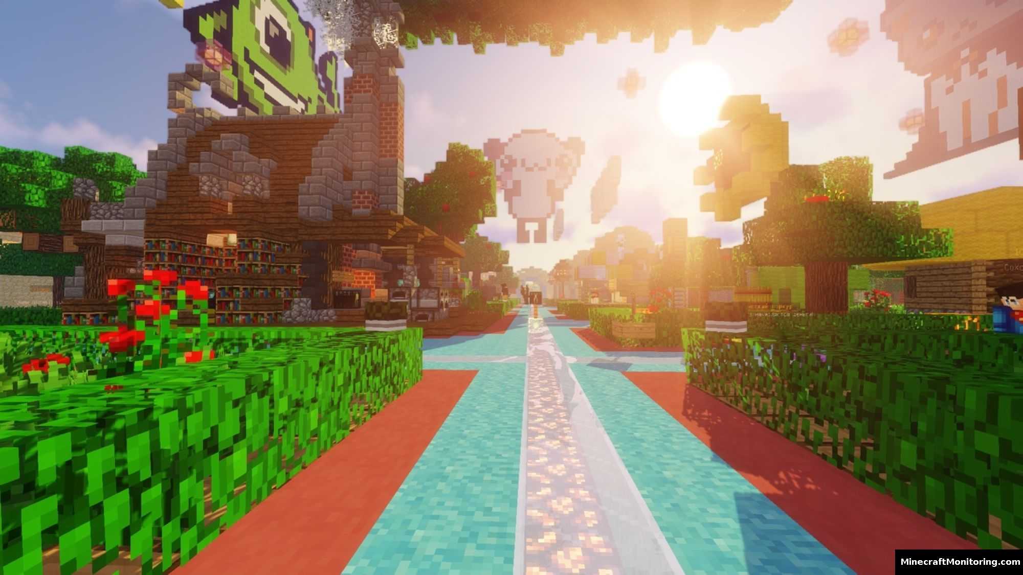 Скриншот сервера