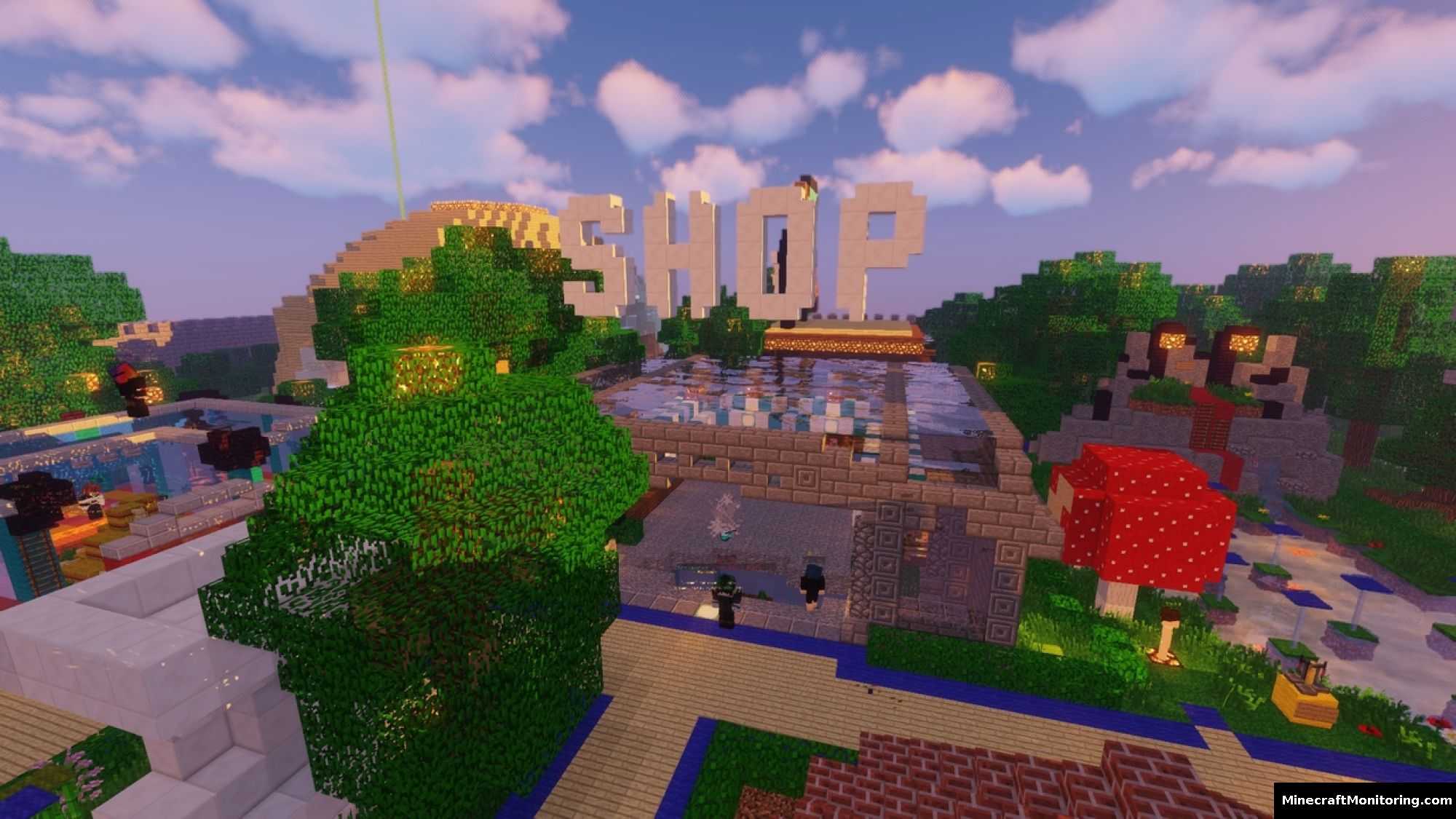 Скриншот сервера