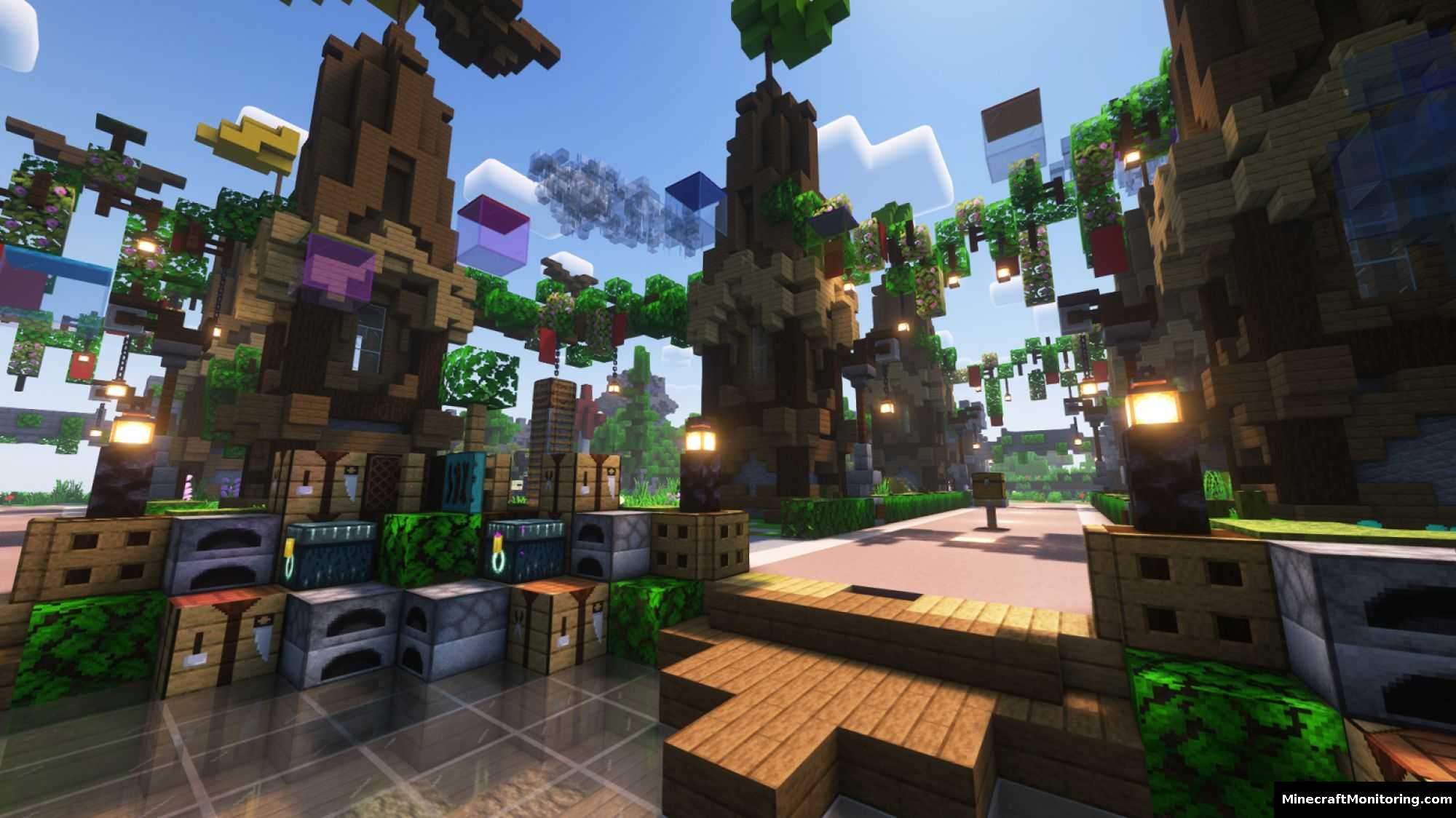 Скриншот сервера