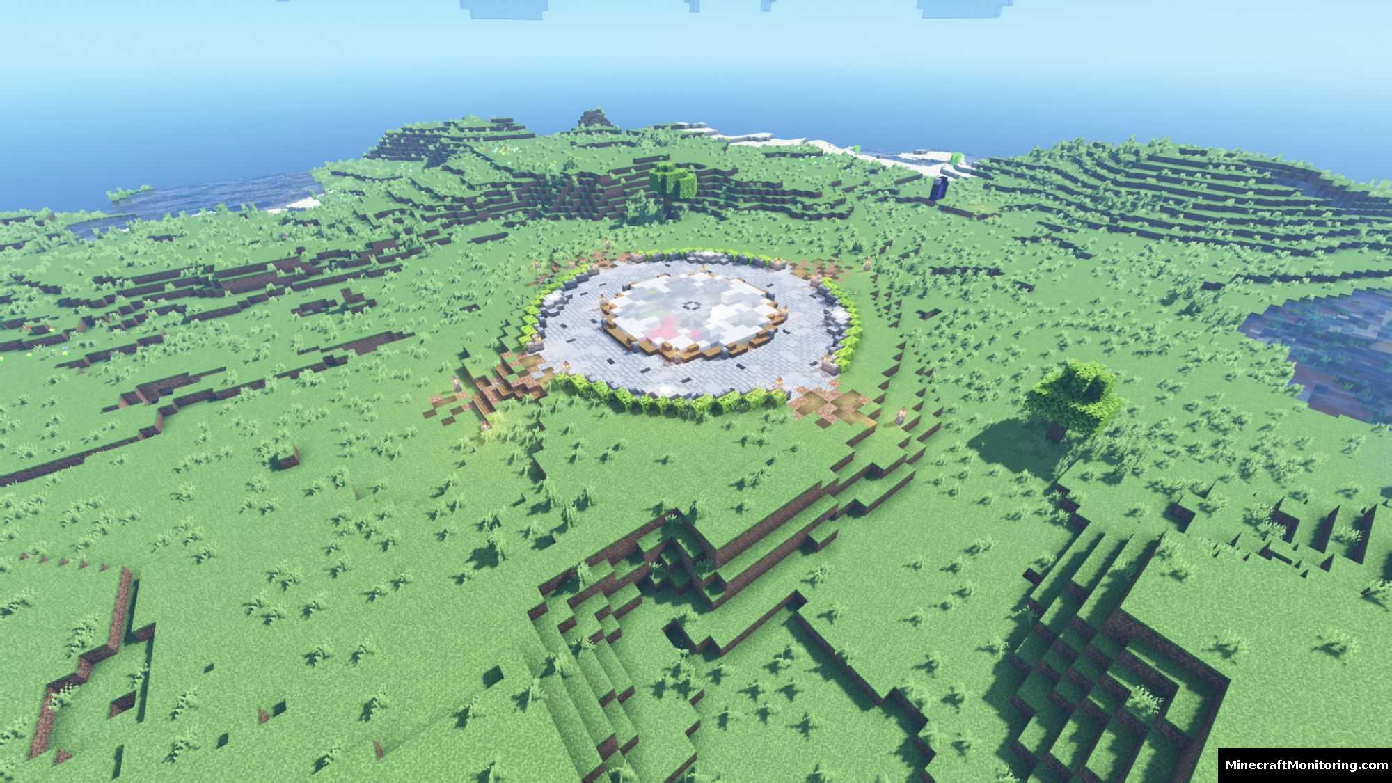 Скриншот сервера