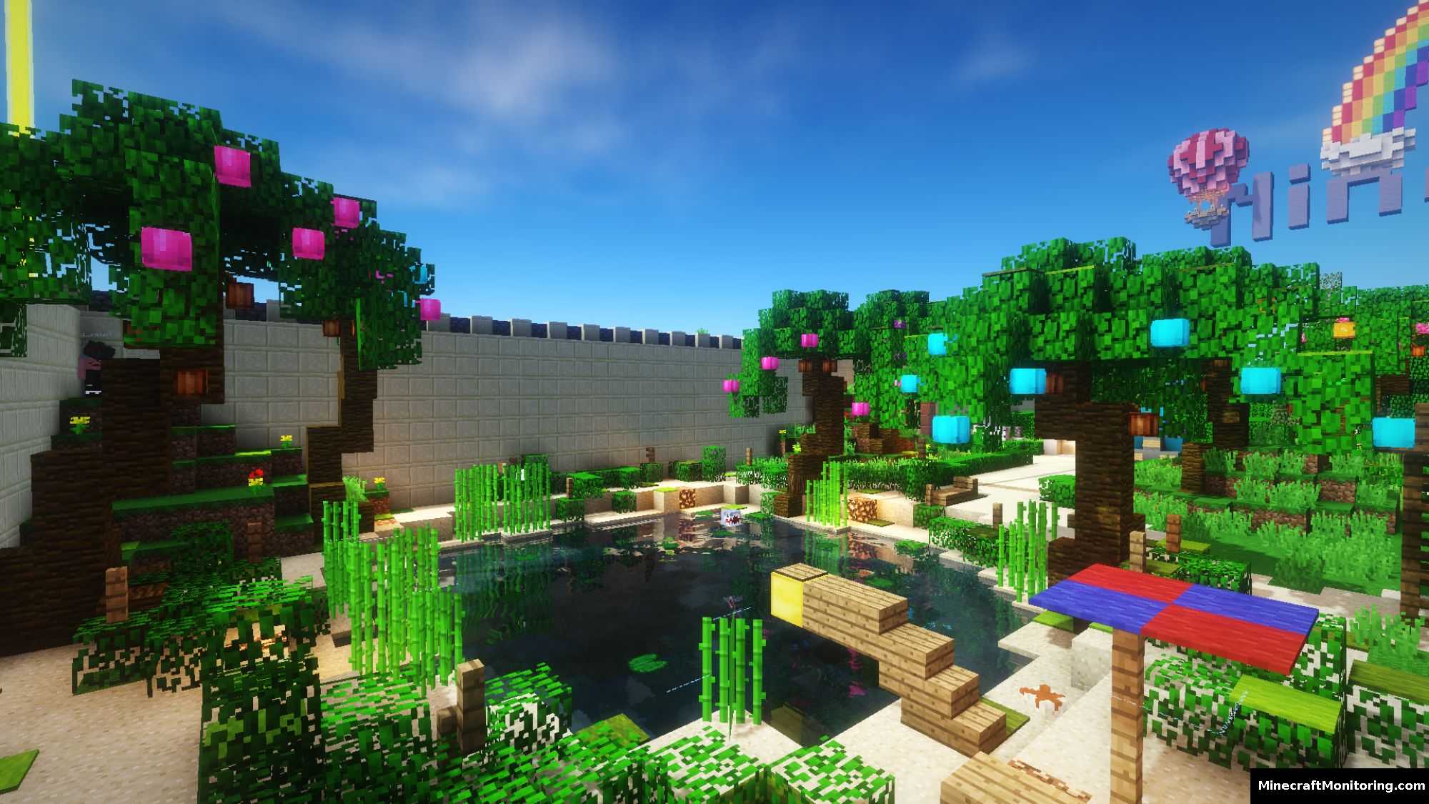 Скриншот сервера