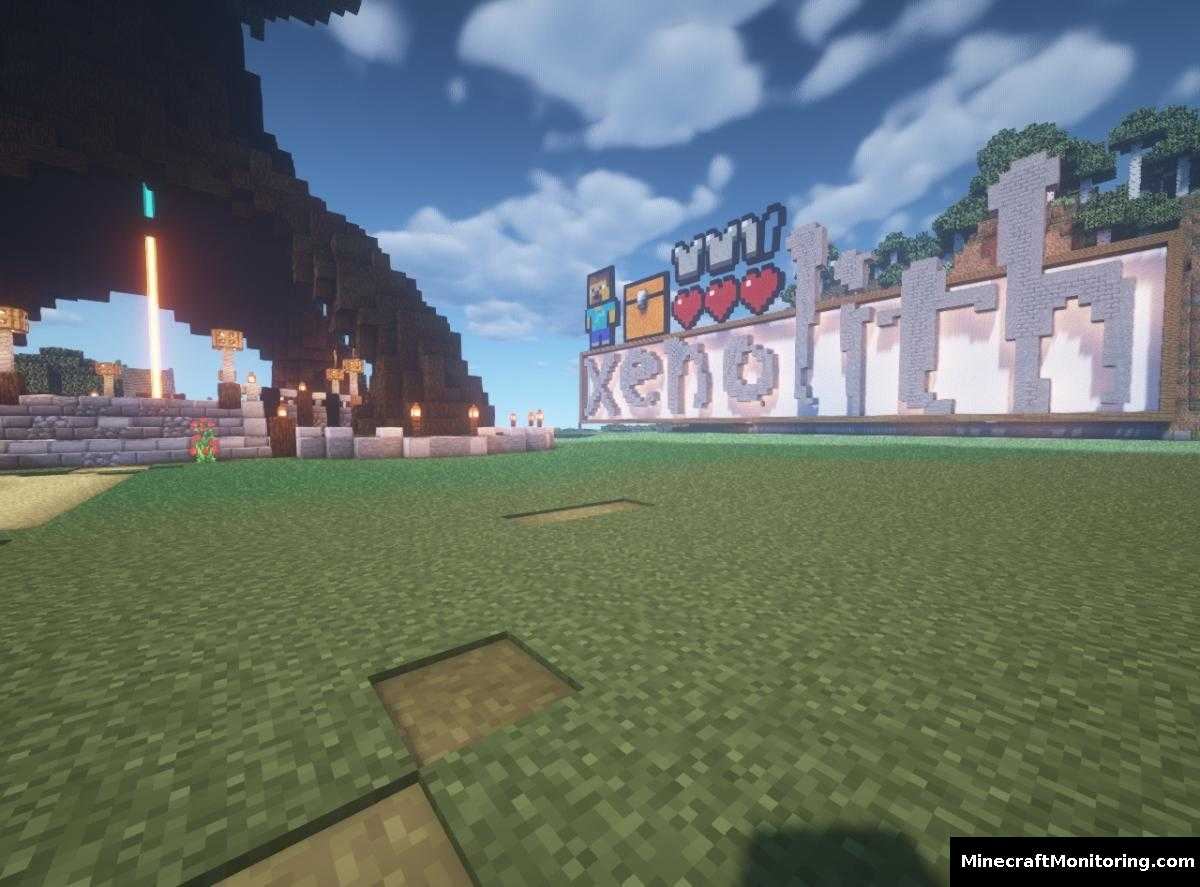 Скриншот сервера