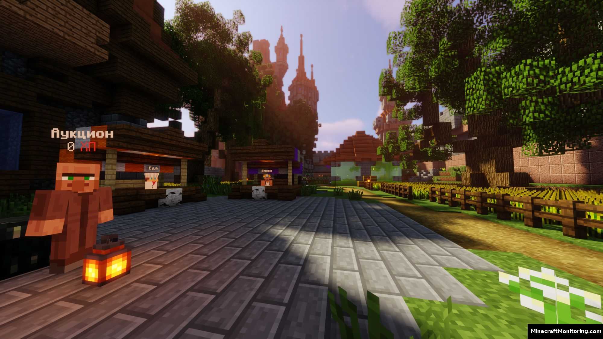 Скриншот сервера