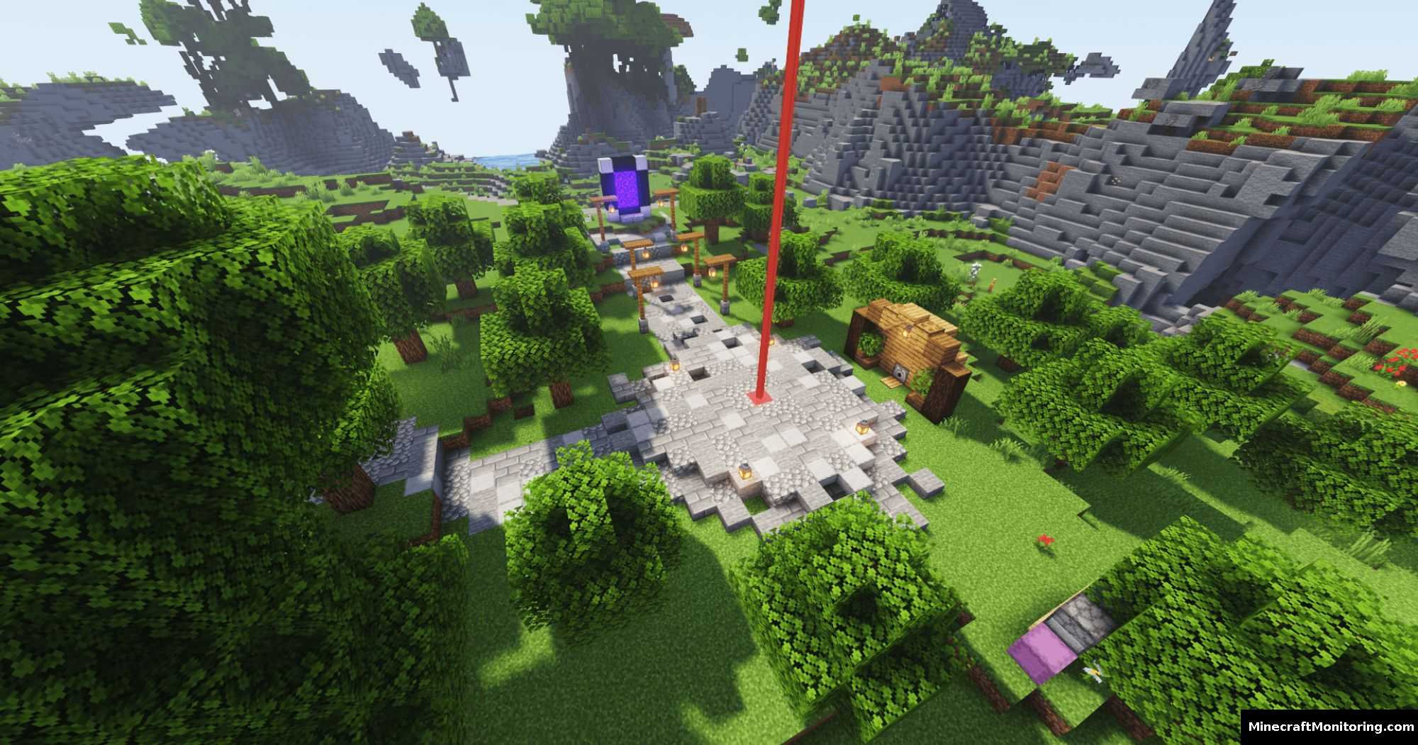 Скриншот сервера