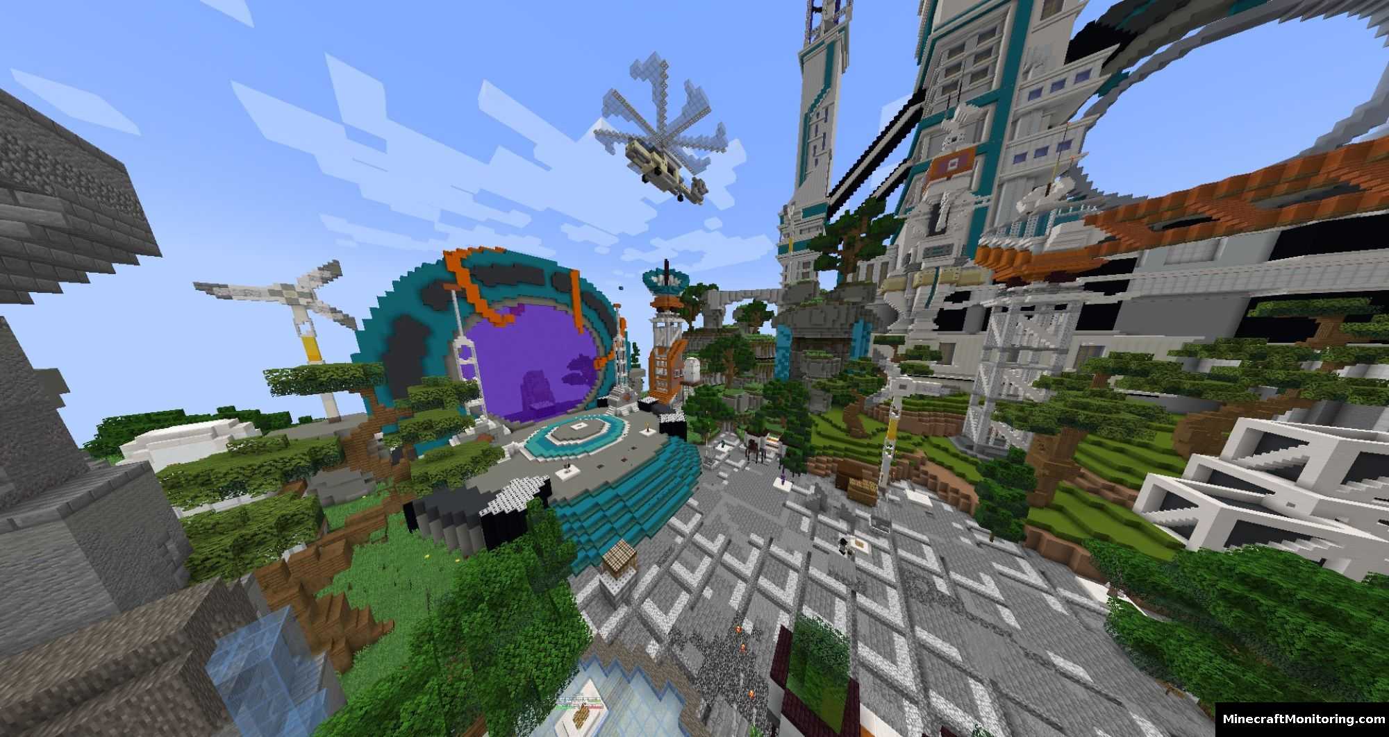 Скриншот сервера