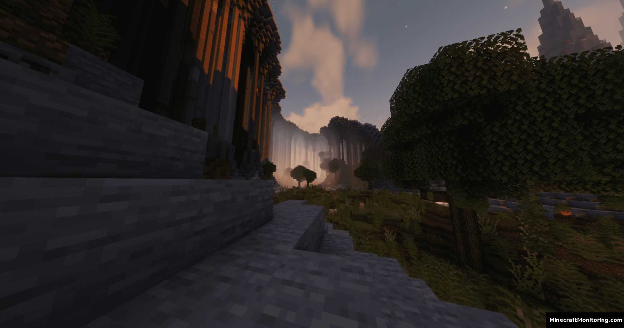 Скриншот сервера