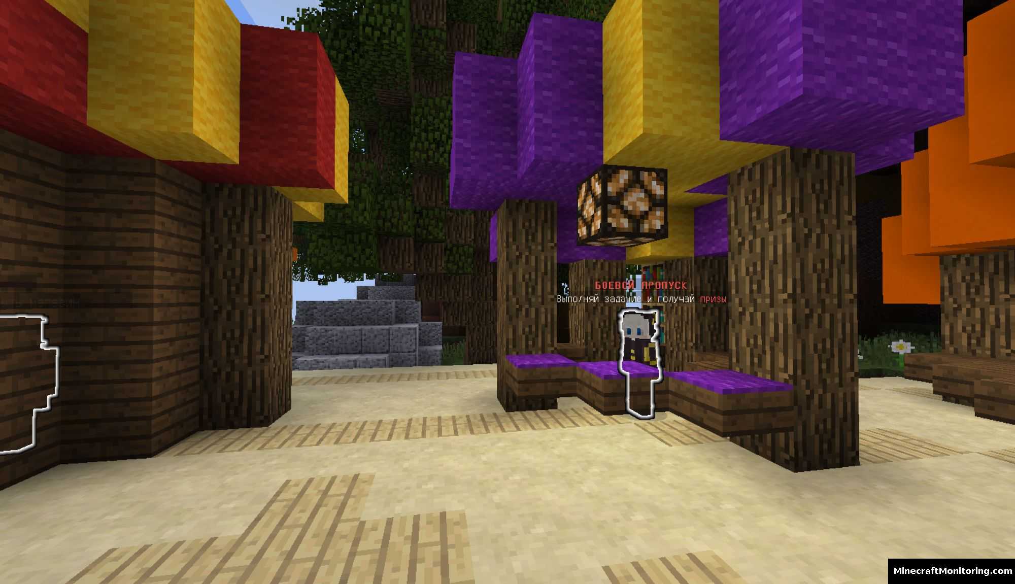 Скриншот сервера