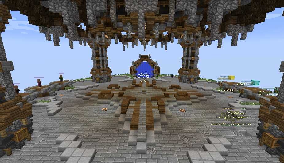 Скриншот сервера