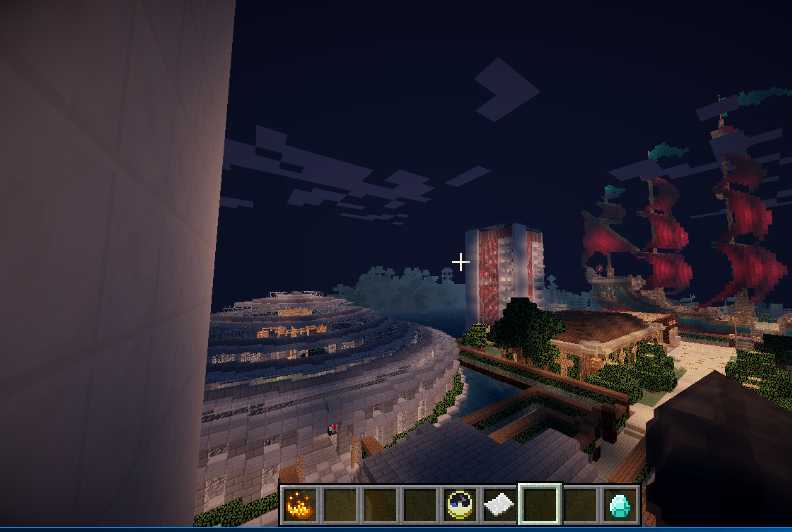 Скриншот сервера