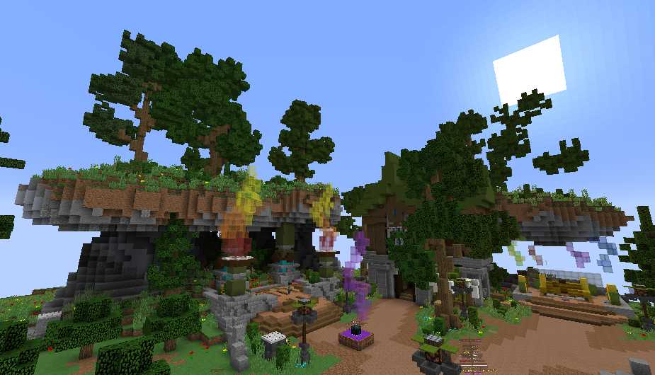 Скриншот сервера