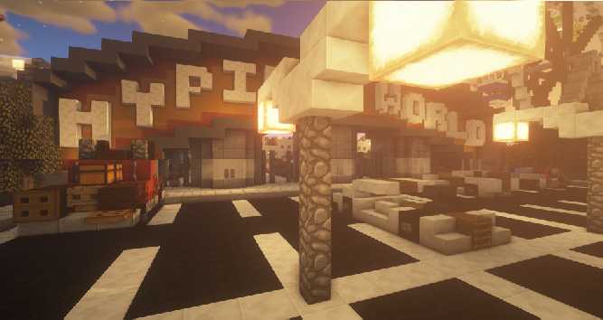 Скриншот сервера