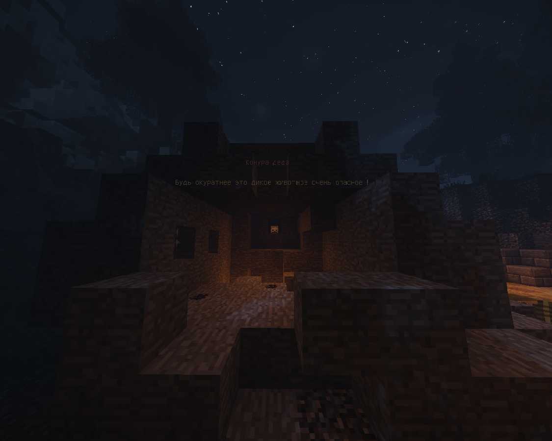 Скриншот сервера