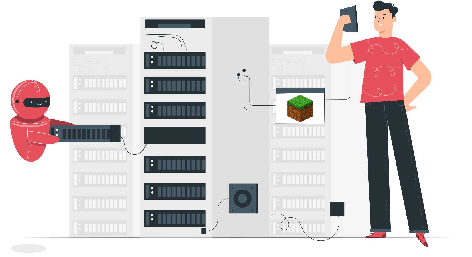 Скриншот сервера