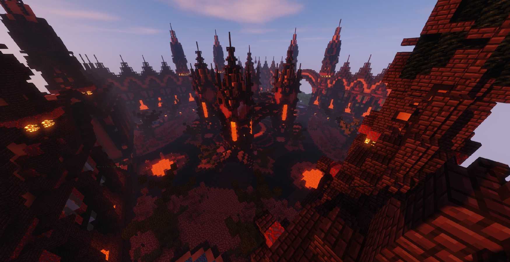 Скриншот сервера