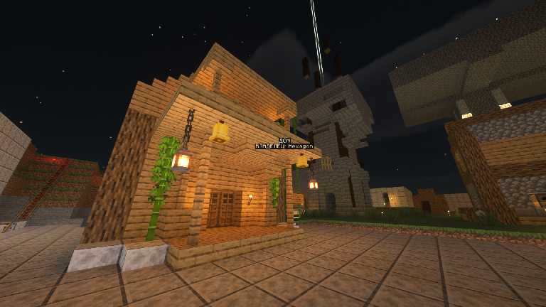 Скриншот сервера