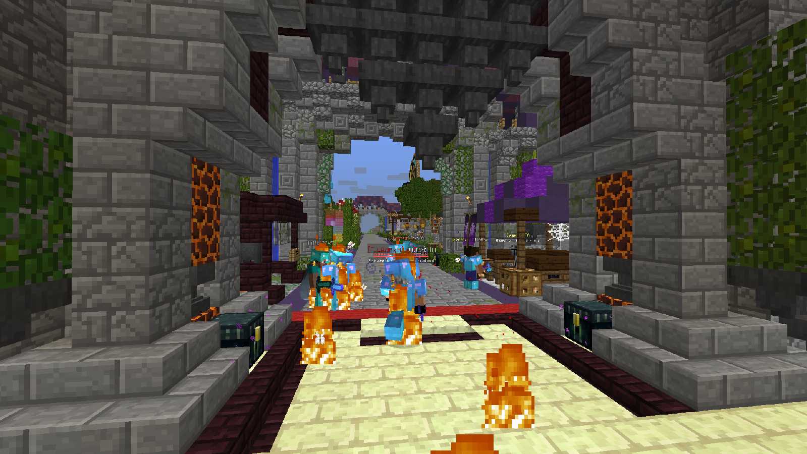 Скриншот сервера