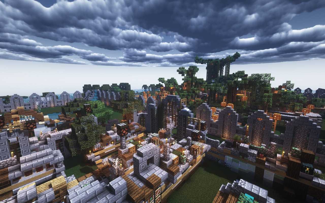 Скриншот сервера