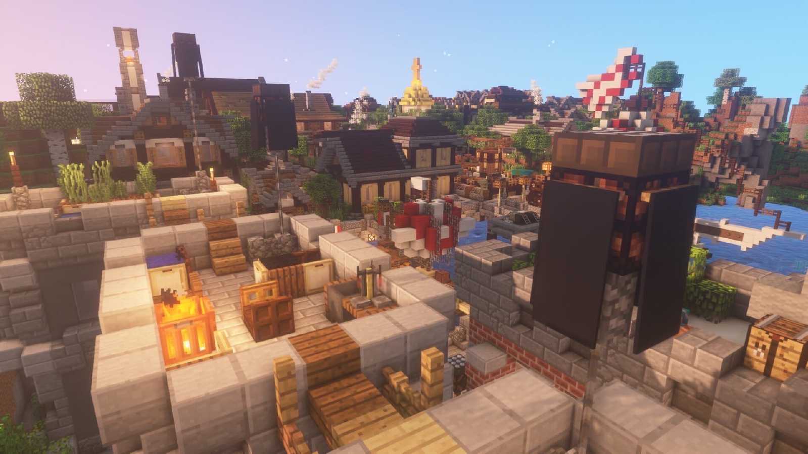 Скриншот сервера