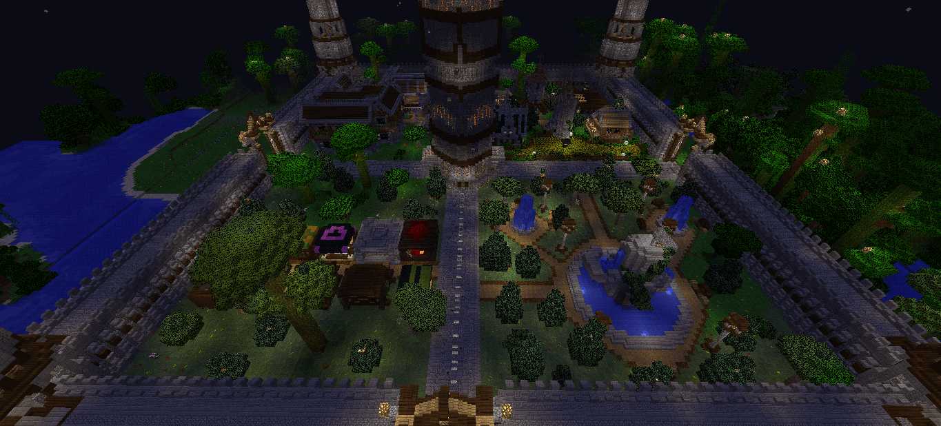 Скриншот сервера