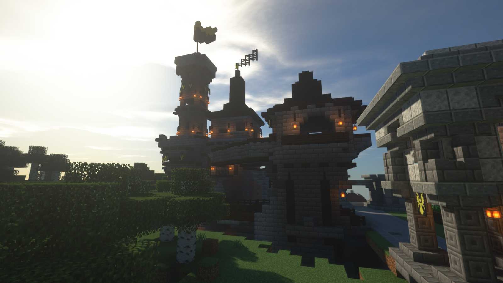 Скриншот сервера