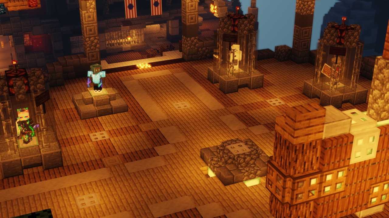 Скриншот сервера