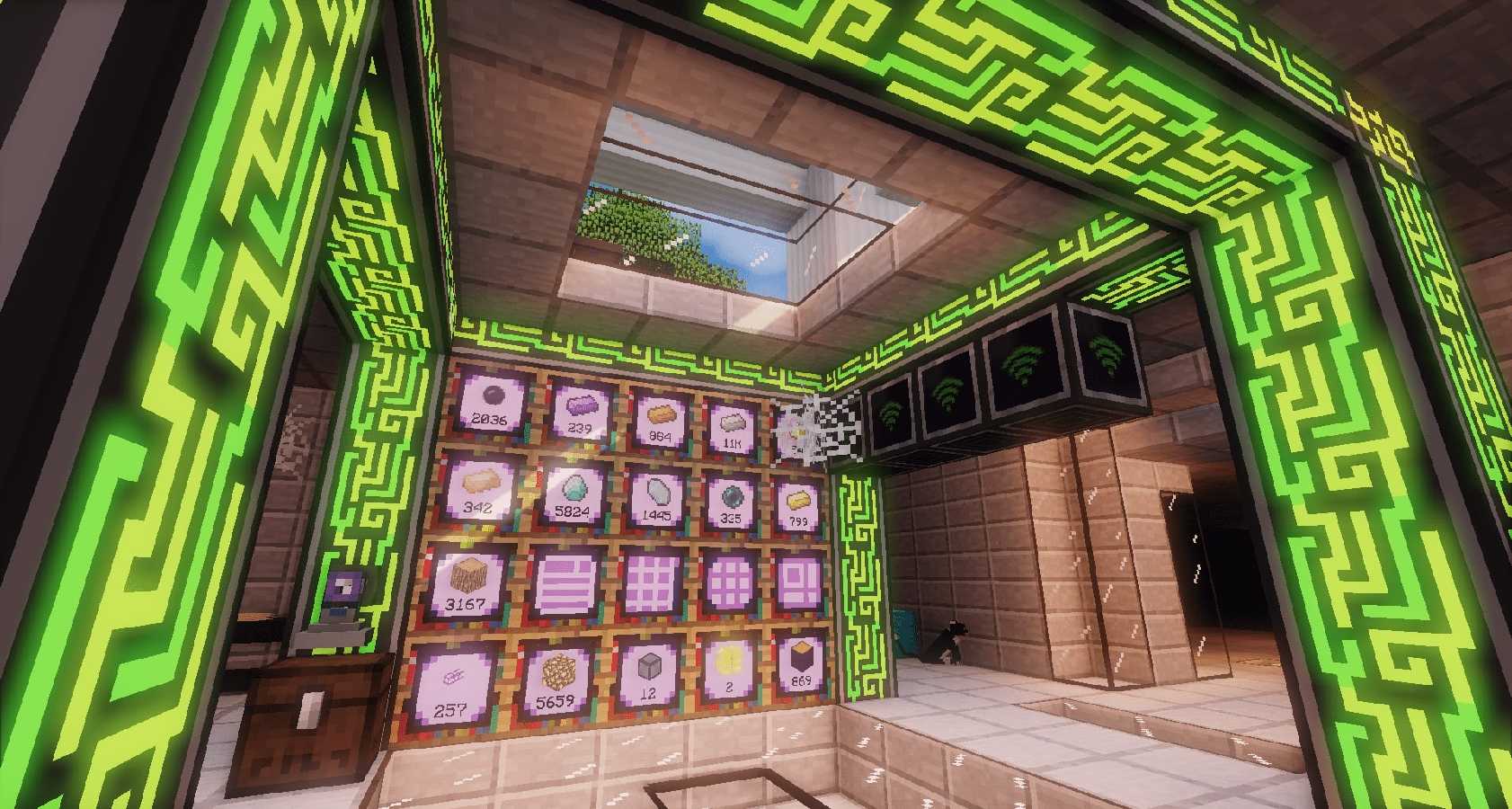 Скриншот сервера