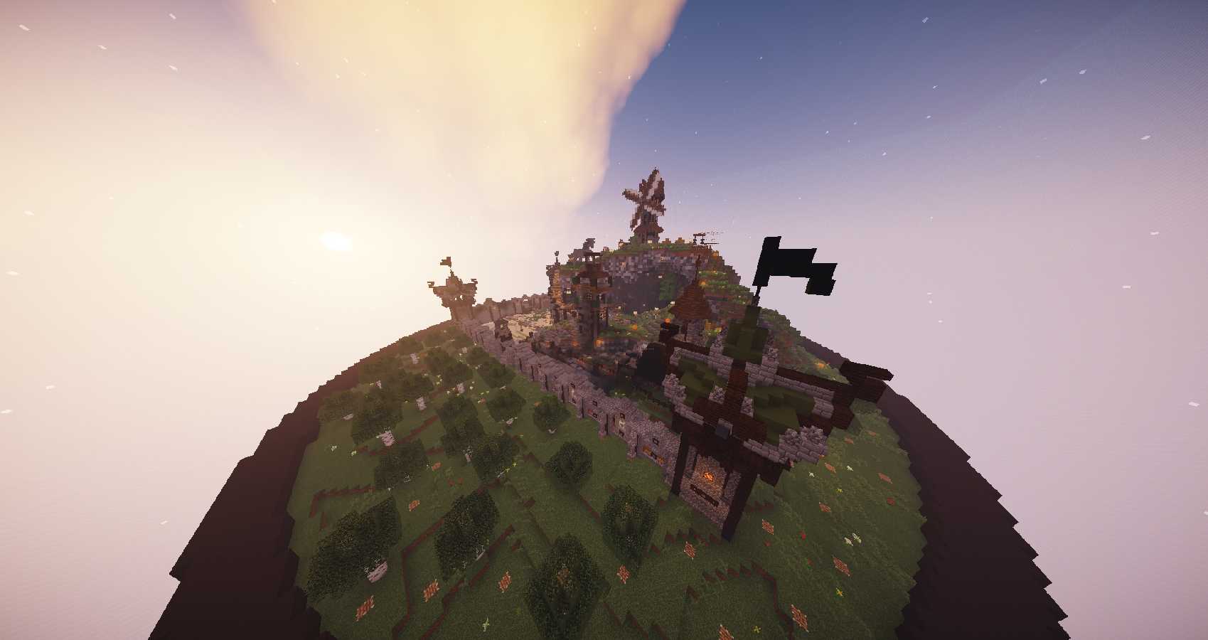 Скриншот сервера