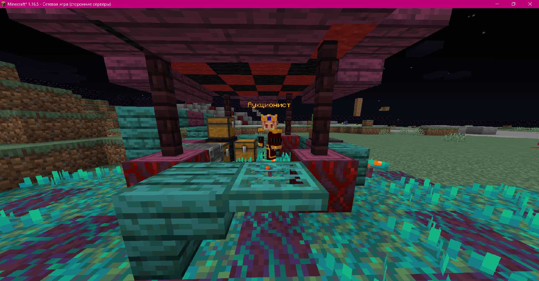 Скриншот сервера