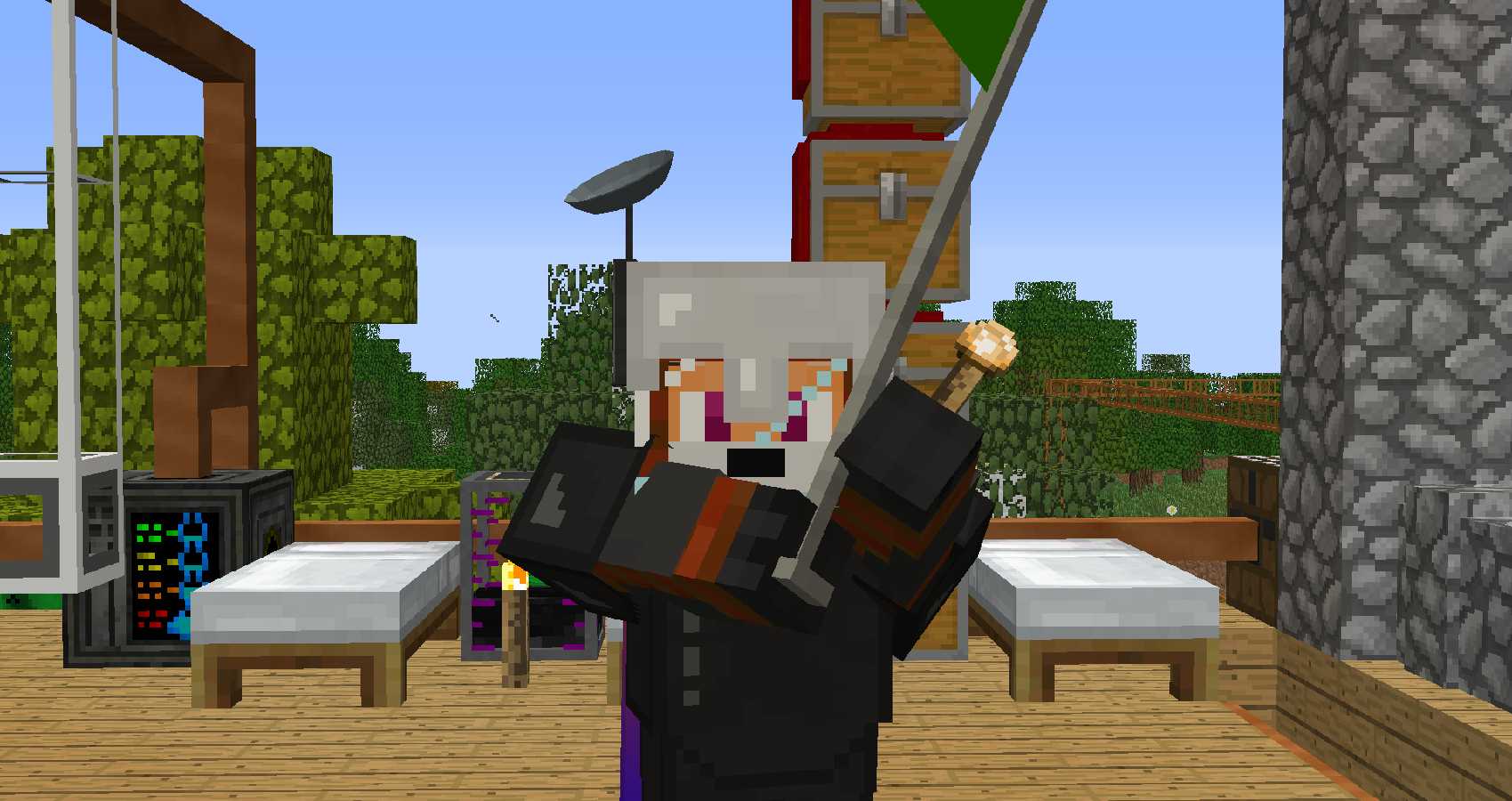 Скриншот сервера