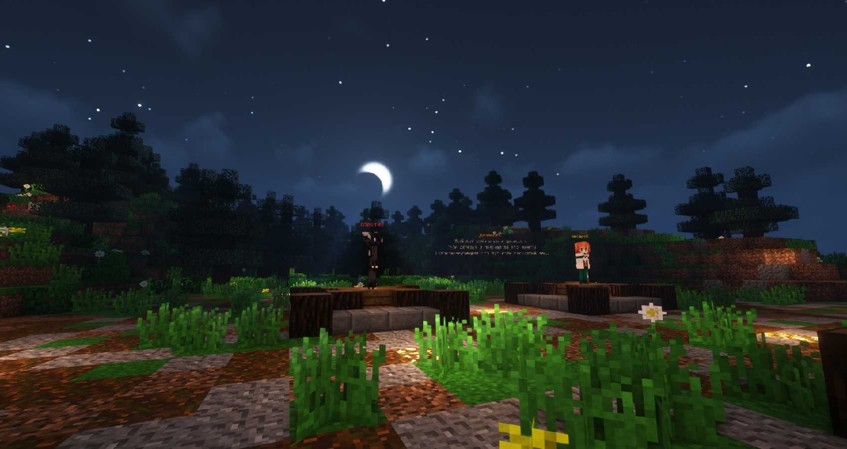 Скриншот сервера