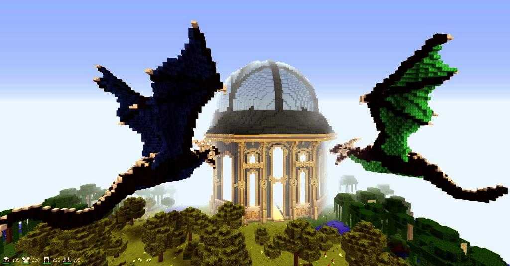 Скриншот сервера